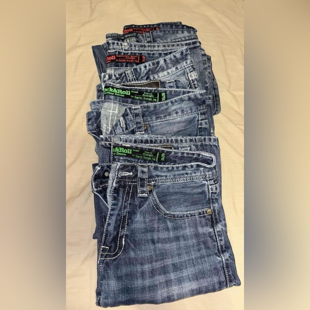 Men’s Rock & Roll Cowboy Denim Jeans